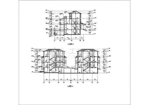 某地區(qū)三層歐式別墅建筑設計施工圖——建筑設計篇